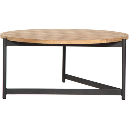 Amalfi 36 X 17 inch Natural Outdoor Coffee Table, Large